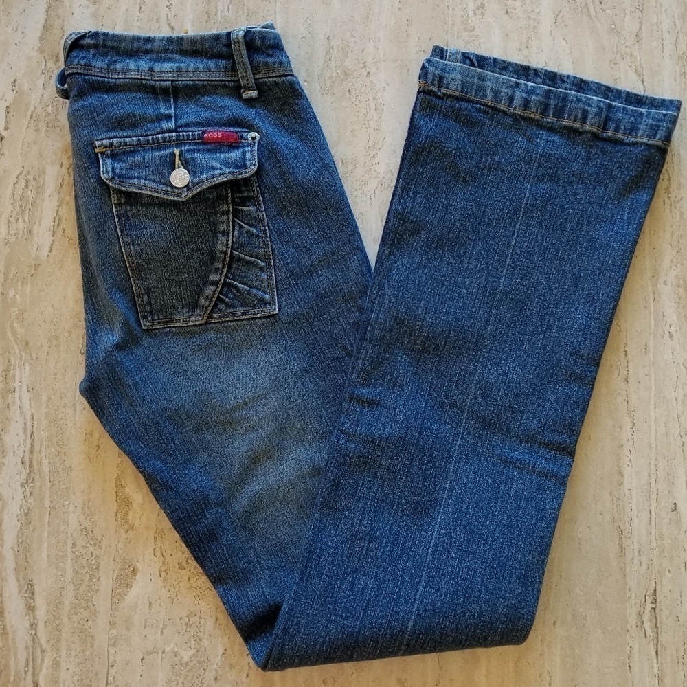 New BCBGMAXAZRIA Bootcut Denim Jeans Size 2